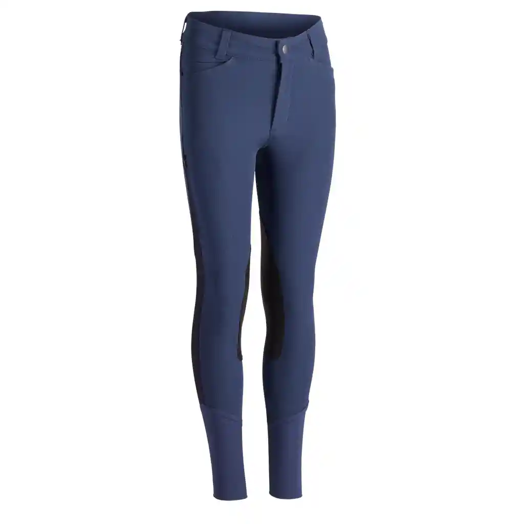 Fouganza Breeches de Equitación Niño Azul Talla 6 Years 500