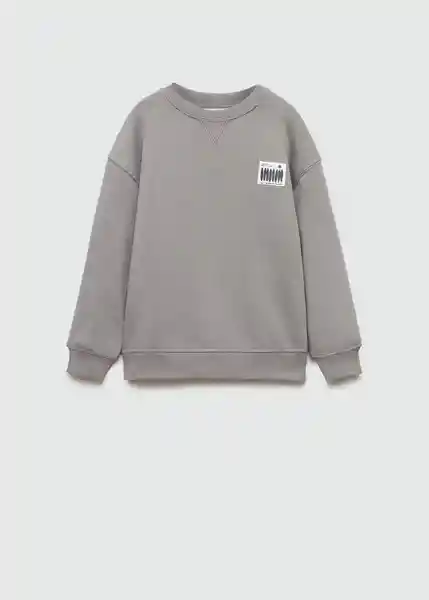 Sudadera Sun Gris Talla 12 Niños Mango