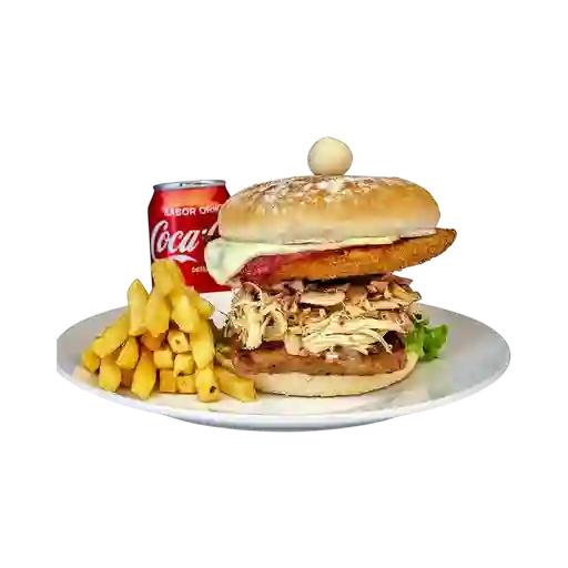 Combo Hamburguesa Mixta