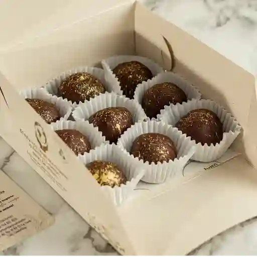 Trufas de dátiles, naranja y jengibre