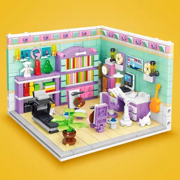 Set de Construcción Casa Estudio Mini City Miniso