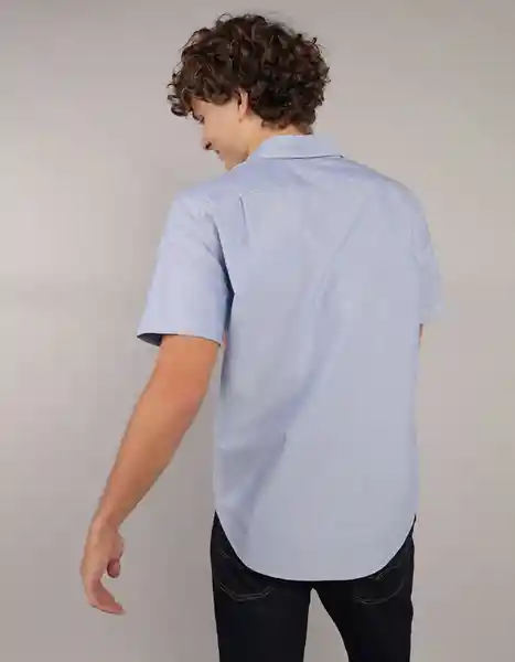 Camisa Hombre Azul Talla SMALL 2728400 American Eagle