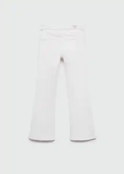 Jean Flarexl Blanco Talla 09 Niñas Mango