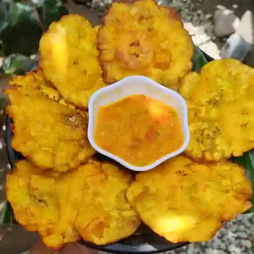 Patacones con ahogado
