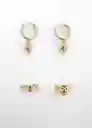 Pendientes Rabat Oro Talla 99 Mujer Mango