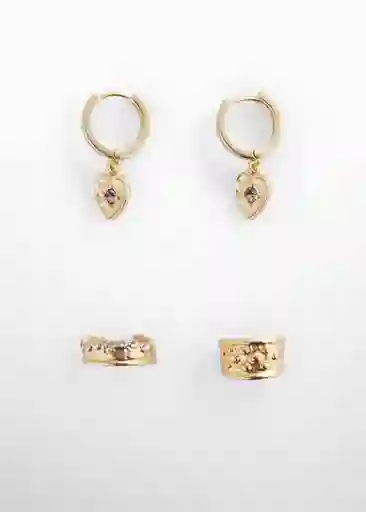 Pendientes Rabat Oro Talla 99 Mujer Mango