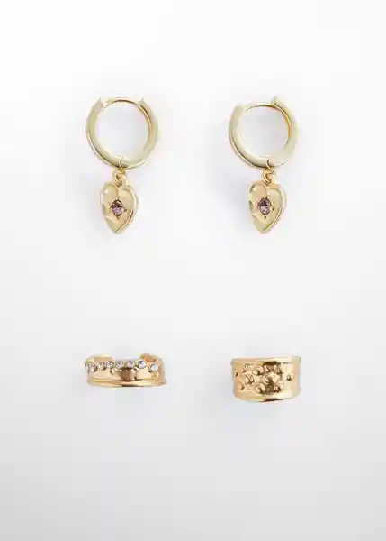 Pendientes Rabat Oro Talla 99 Mujer Mango