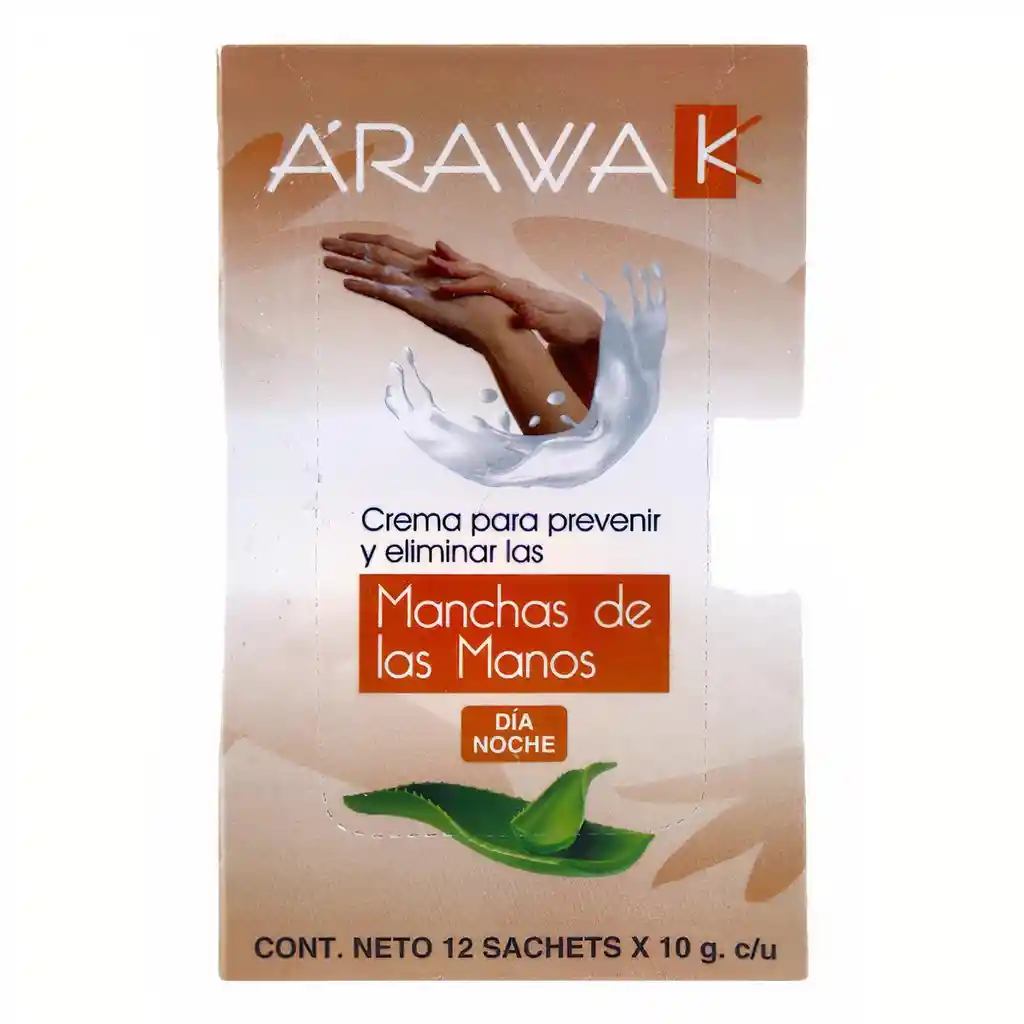 Arawak Crema para Prevenir y Eliminar las Manchas de las Manos Día Noche