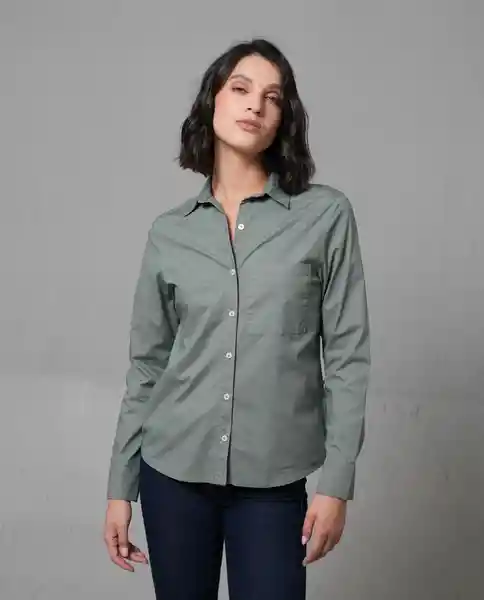 Camisa Mujer Verde L 210 210G004_VER190309 Rifle