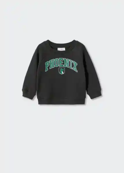 Sudadera Phoenix Antracita Talla 72 Niños Mango