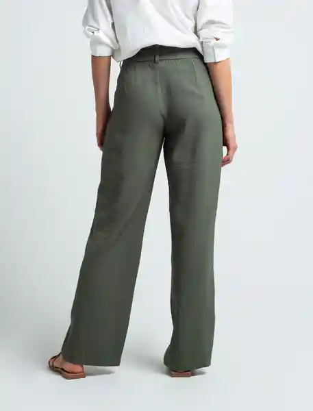 Pantalón Siena Verde Militar Oscuro 14 730E503 Naf Naf