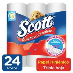 Scott Papel Higiénico Cuidado Completo Triple Hoja 28 m