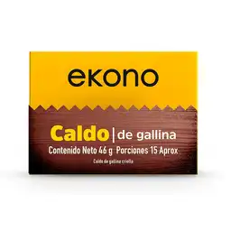 Caldo de Gallina en Cubos Ekono