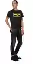 Replay Camiseta Garment Dyed Single Jersey Negro Talla XXL