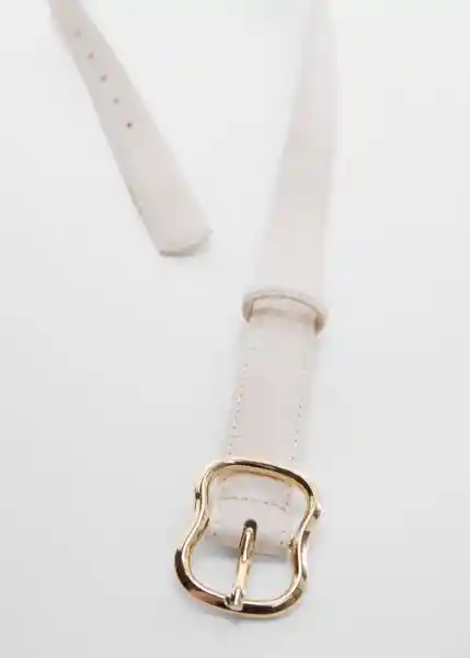 Cinturón Mola Crudo Talla M Mujer Mango