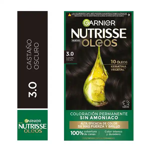 Nutrisse Tinte Cabello Castaño Oscuro