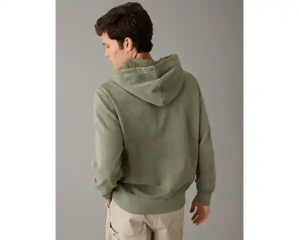 Buzo Hombre Verde Talla Small American Eagle