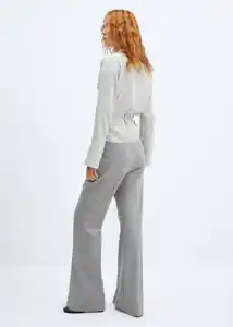 Camisa Molina Plata Talla M Mujer Mango