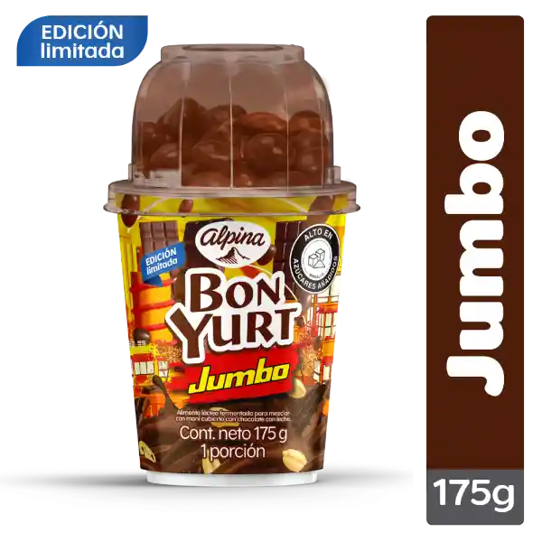 Bon Yurt Alimento Lácteo con Copa de Chocolate con Maní Jumbo