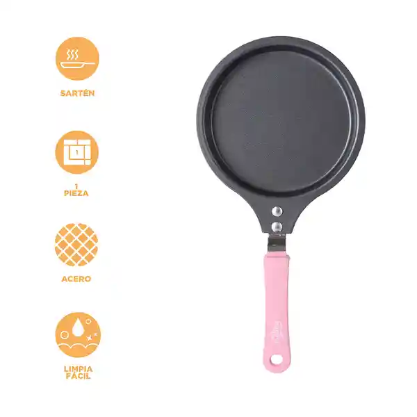 Sartén Mini Serie Mis Pastelitos Rosa Miniso