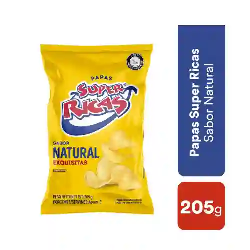 Papas Super Ricas Natural 205G