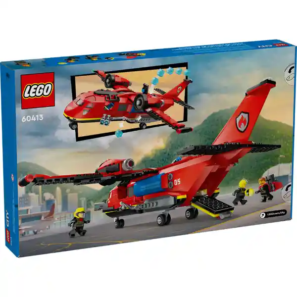 Lego Set de Construcción Avión de Rescate de Bomberos