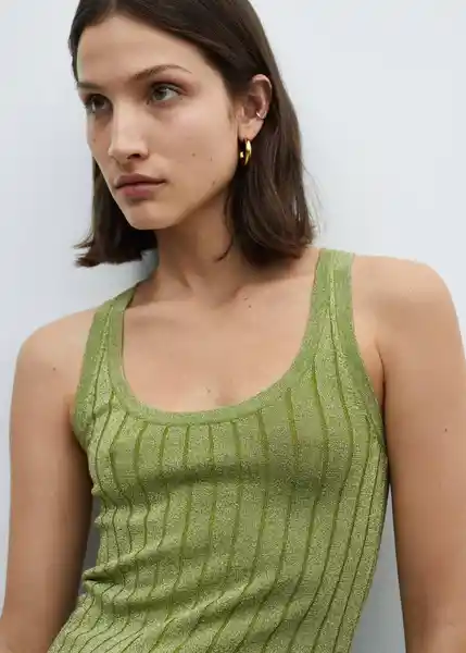 Top Klan Verde Talla 18 Mujer Mango