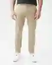 Pantalon Khakis Portland Beige Bosque Medio Talla 34 Hombre Chevignon