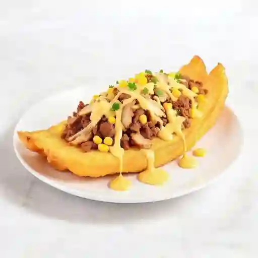 Patacón Paisa Gratinado