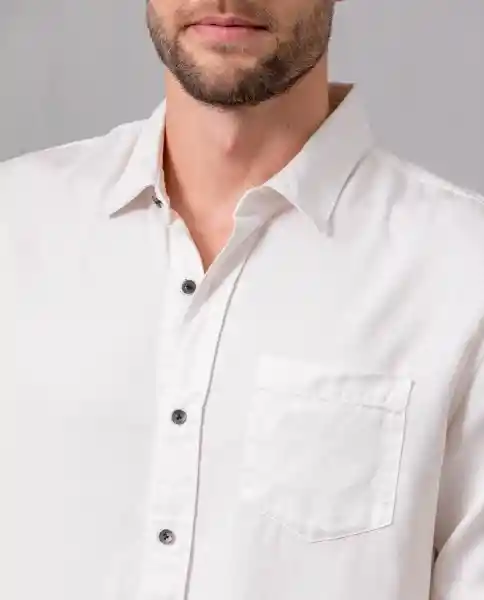 Camisa Hombre Crudo Coxal Claro Talla S 88783 Rifle