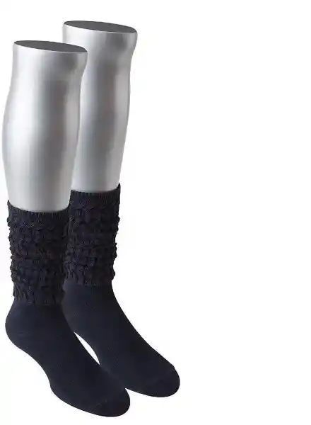 Punto Calcetines Deportivo Largo Slouc Azul Mix 9-11