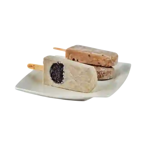 Paleta de Vainilla con Oreo
