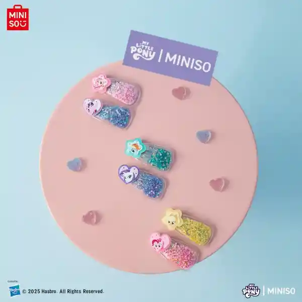 Set de Broches Para Cabello my Little Pony Miniso