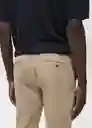 Pantalón Barna Beige Talla 44 Hombre Mango