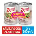 Zenú Arvejas con Zanahoria