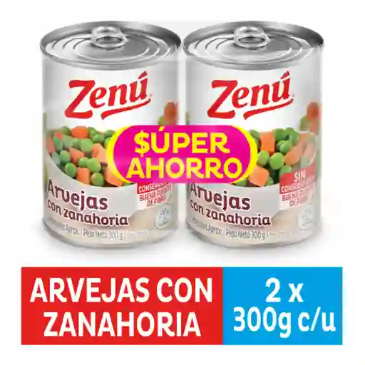Zenú Arvejas con Zanahoria