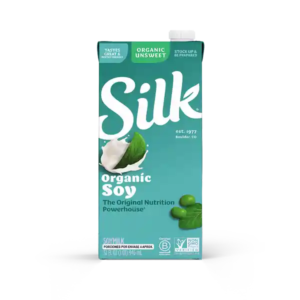 Silk Bebida de Soya Orgánica sin Endulzar