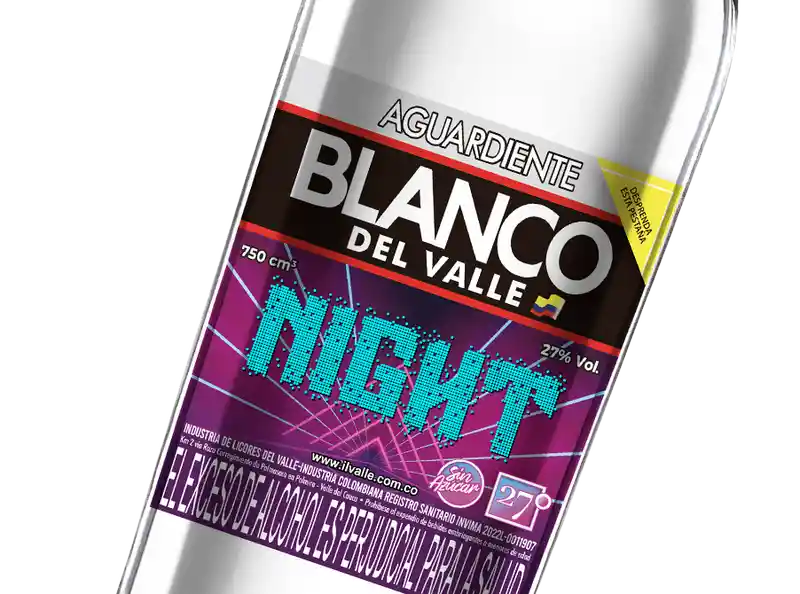 Blanco del Valle Aguardiente Night