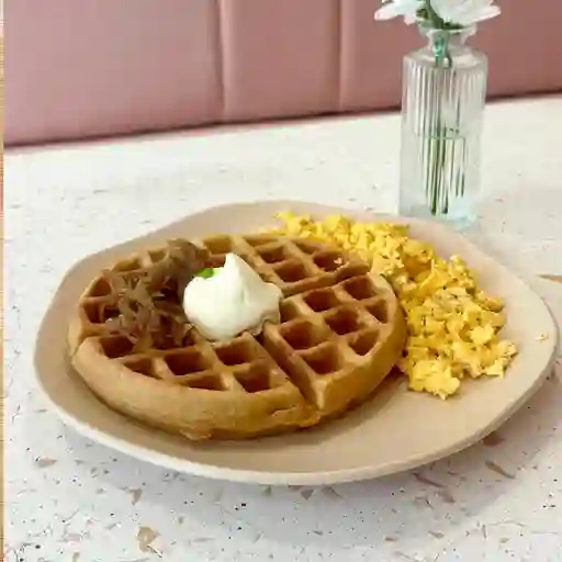 Waffle caramelo