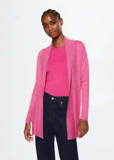 Cardigan Alma Rosa Talla Xs Mujer Mango