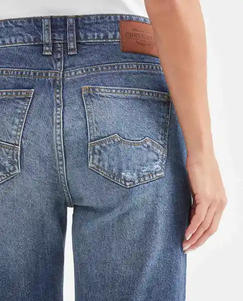 Jean Cosmo Femenino Azul Francés Talla 10 Chevignon