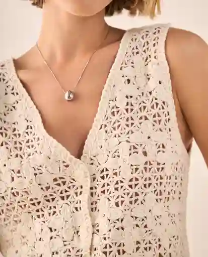 Tejido Crudo Nevisca Claro Talla L 669G203 Esprit