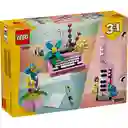 Set de Construcción Máquina de Escribir Con Flores Lego