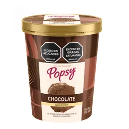 Popsy Helado Cremoso Gourmet de Chocolate