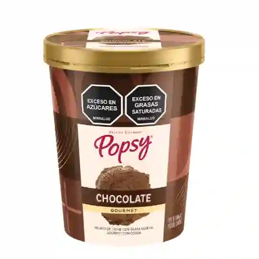 Popsy Helado Cremoso Gourmet de Chocolate