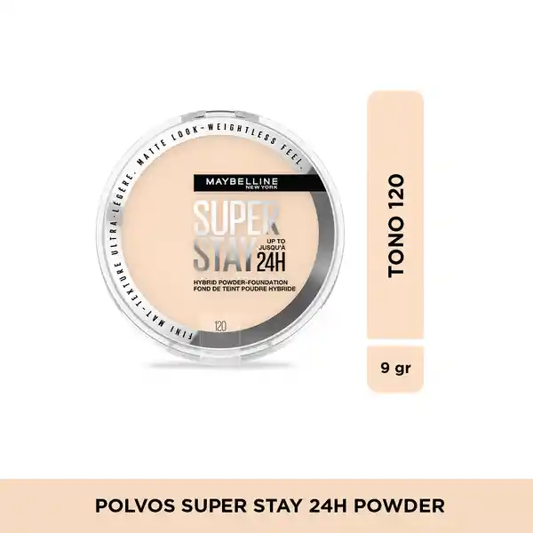Polvo Compacto Superstay 24 Hr 120 Maybelline 6 g