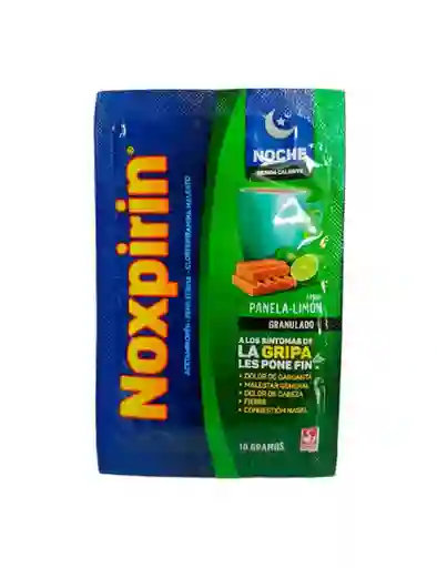 Noxpirin Antigripal Noche Bebida Caliente Panela Limón Granulado