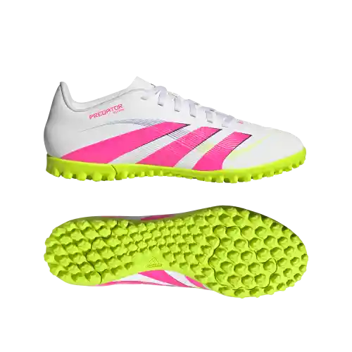 Adidas Guayos Predator Club Para Fútbol Unisex Blanco Talla 8