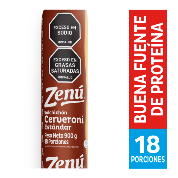 Zenú Salchichón Cerveroni Estándar 900 g