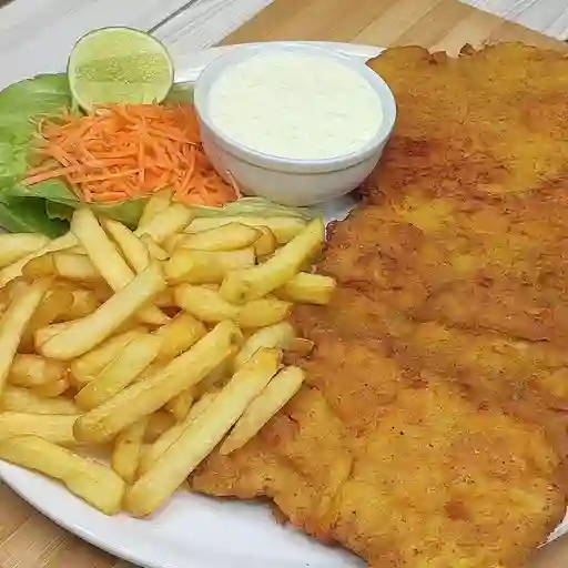 Porción de Chuleta con Papas